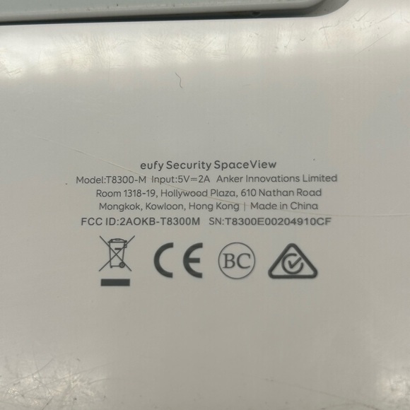 Eufy T8301 SpaceView Security Baby Monitor & Camera - Picture 5 of 10